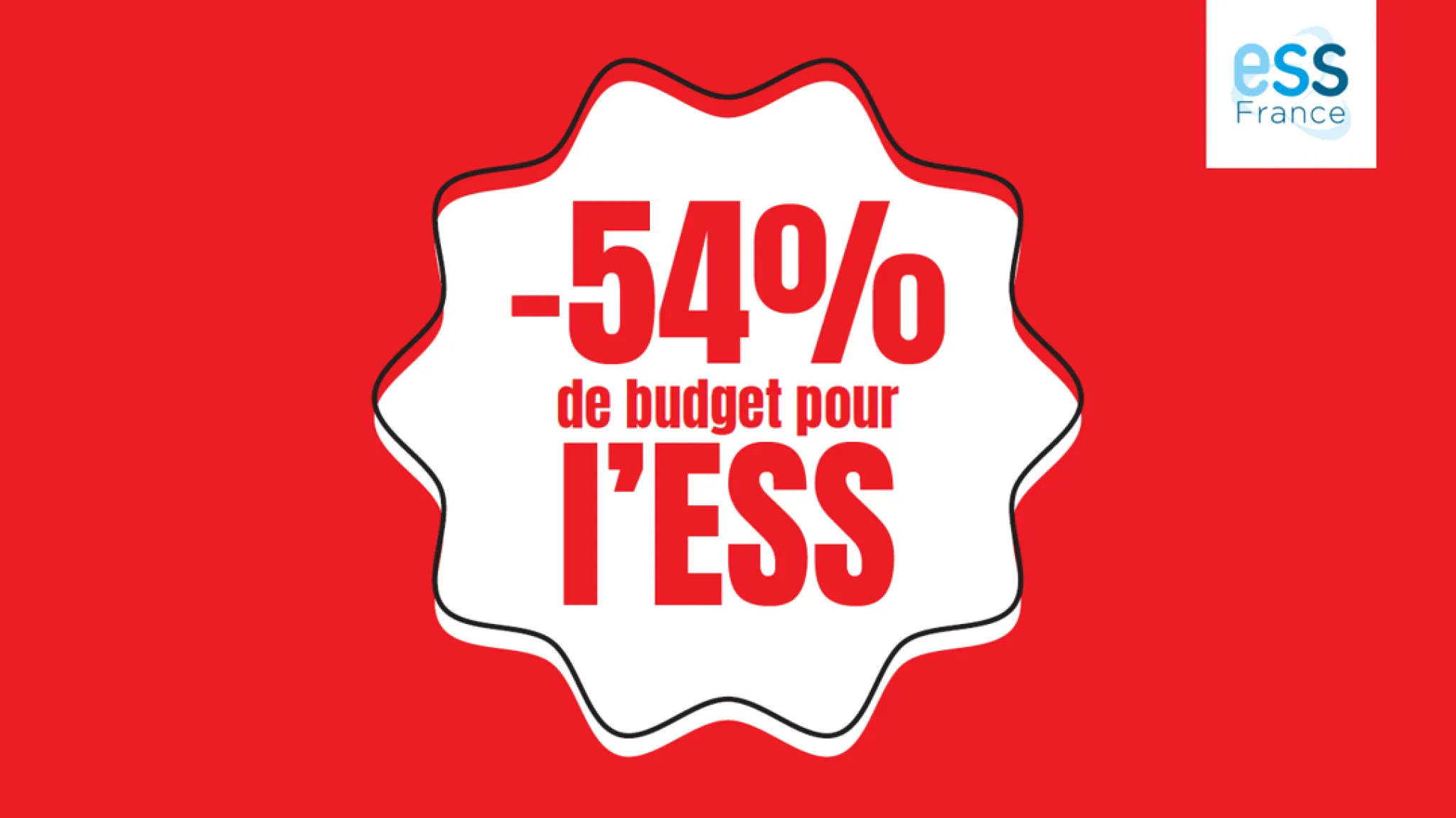 -54% de budget pour l'ESS