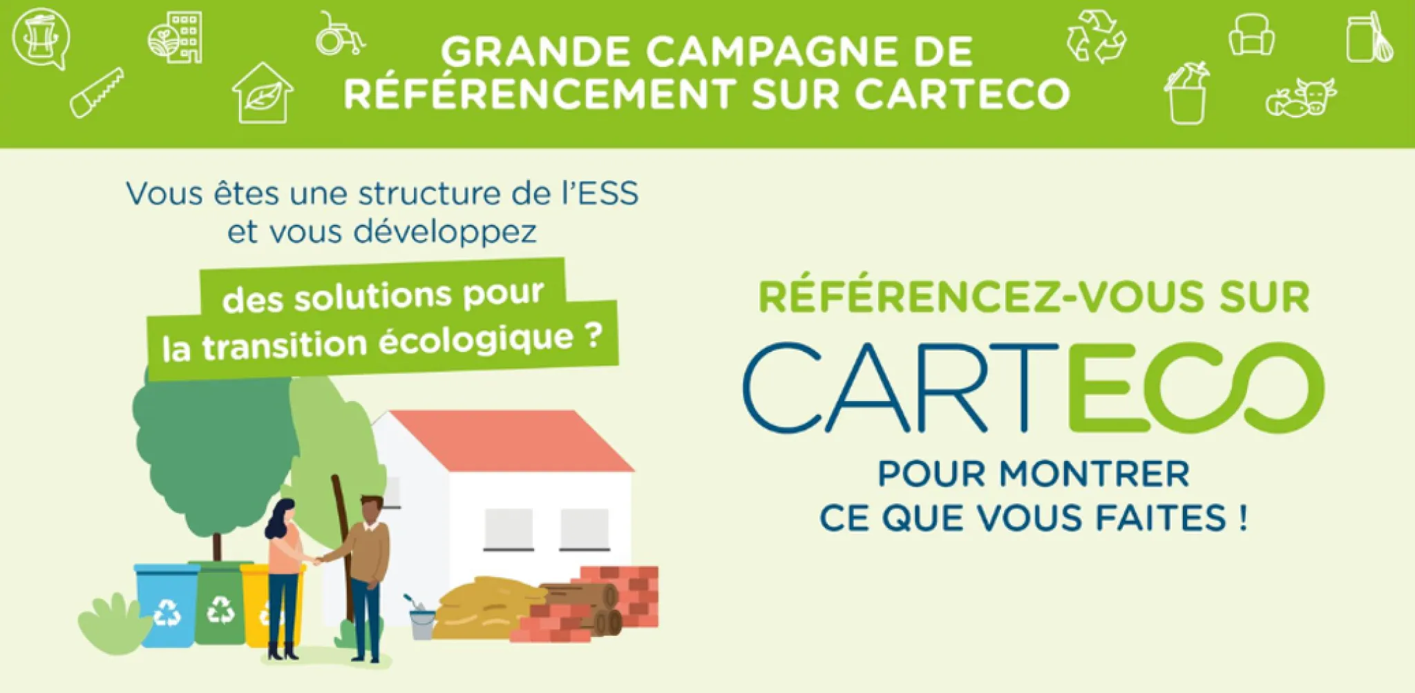 ESS France lance une campagne nationale pour référencer les solutions citoyennes sur Carteco