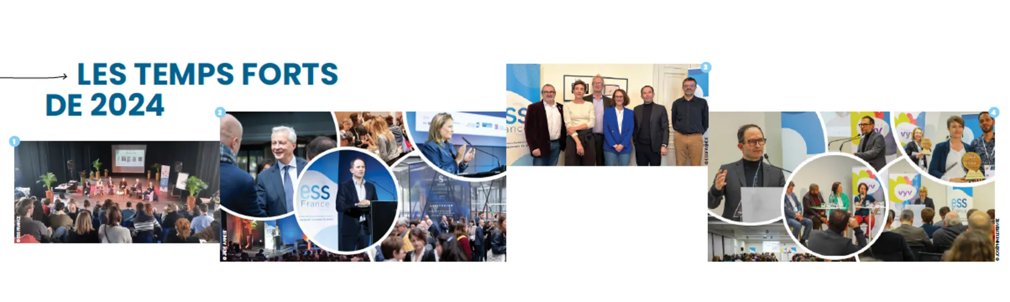 Les temps forts d'ESS France en 2024