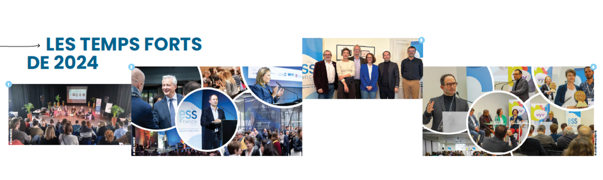 Les temps forts d'ESS France en 2024