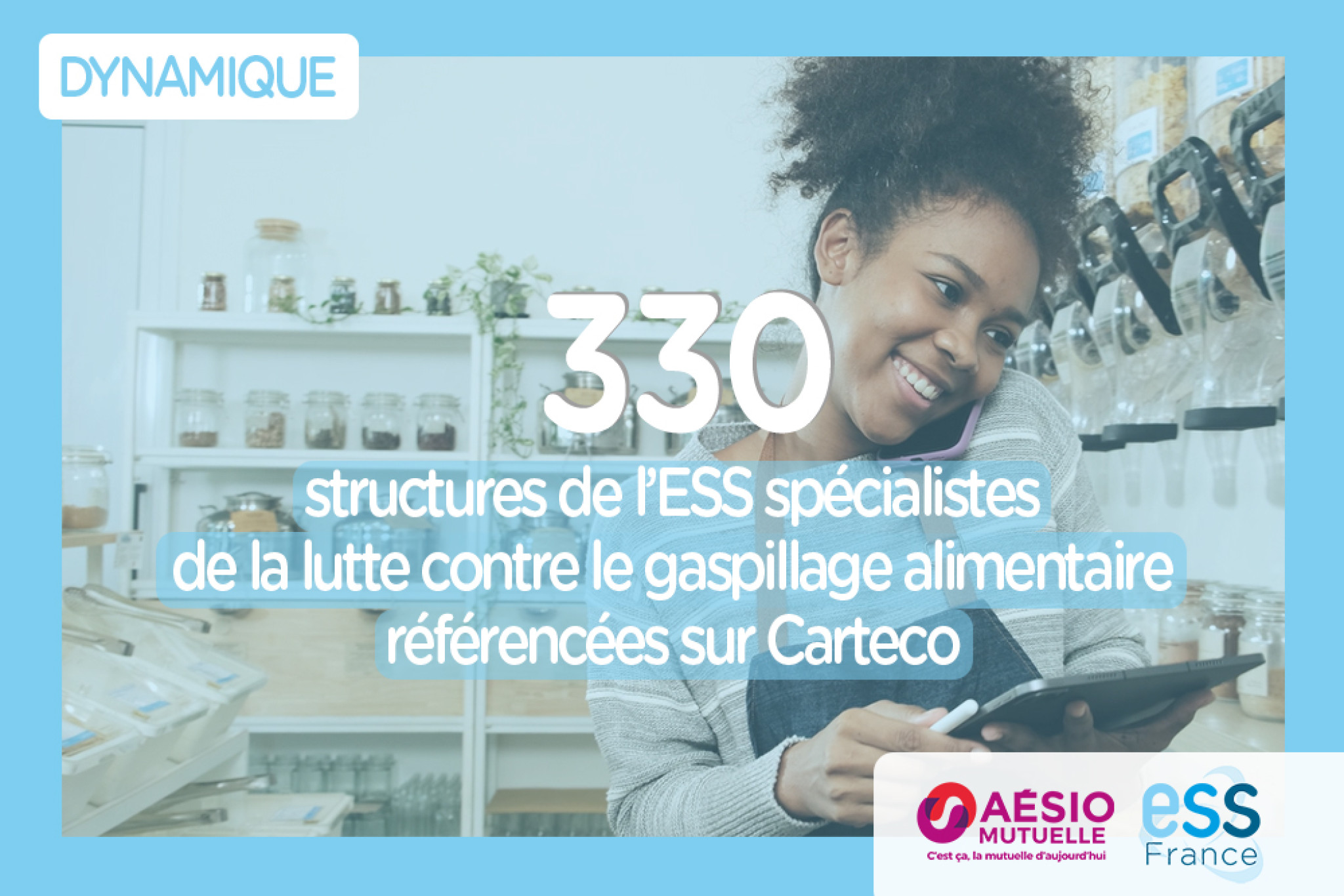 330 structures de l’ESS spécialistes de la lutte contre le gaspillage alimentaire référencées sur Carteco !